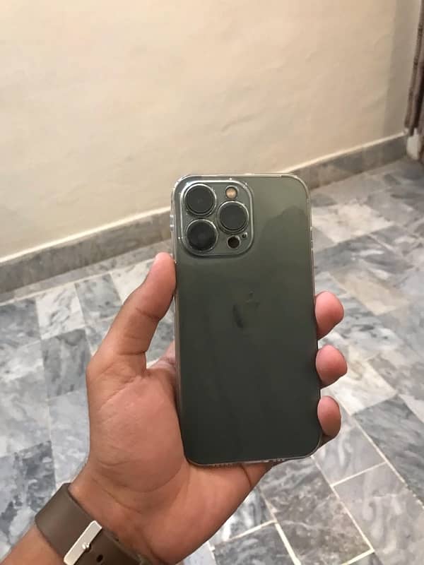 iphone 13 pro JV Non Active 128 gb Alpine Green colour 90% Battery . 7