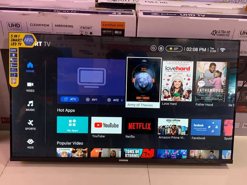 LED TV 55" INCHES SAMSUNG ANDROID SMART LED TV BEST QUALITY PIXEL 5