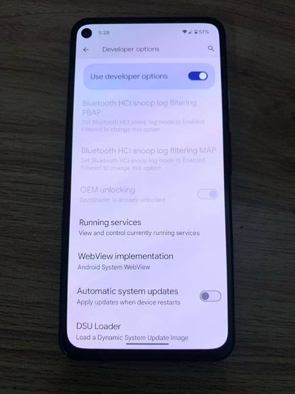 Google pixel 4a 5G PTA approved 8