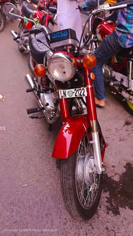 HONDA CD 200 RED 1