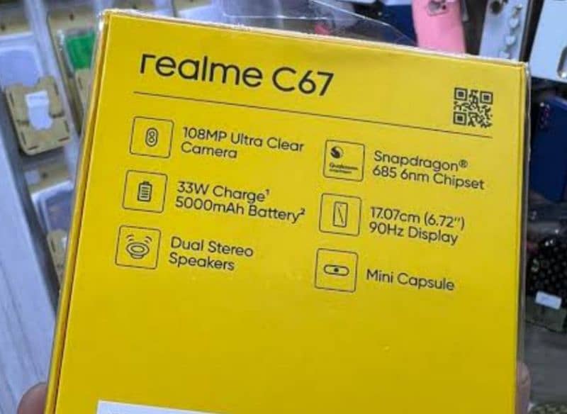 Realme C67 black color 6