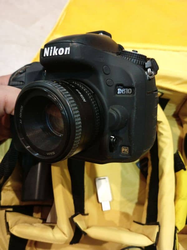 Nikon D610 with 50 mm 2