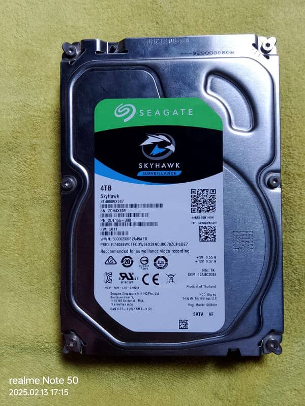 SEAGATE SKYHAWK 4TB HARD DRIVE "HDD Clearance Sale - Get Yours Now!" 7