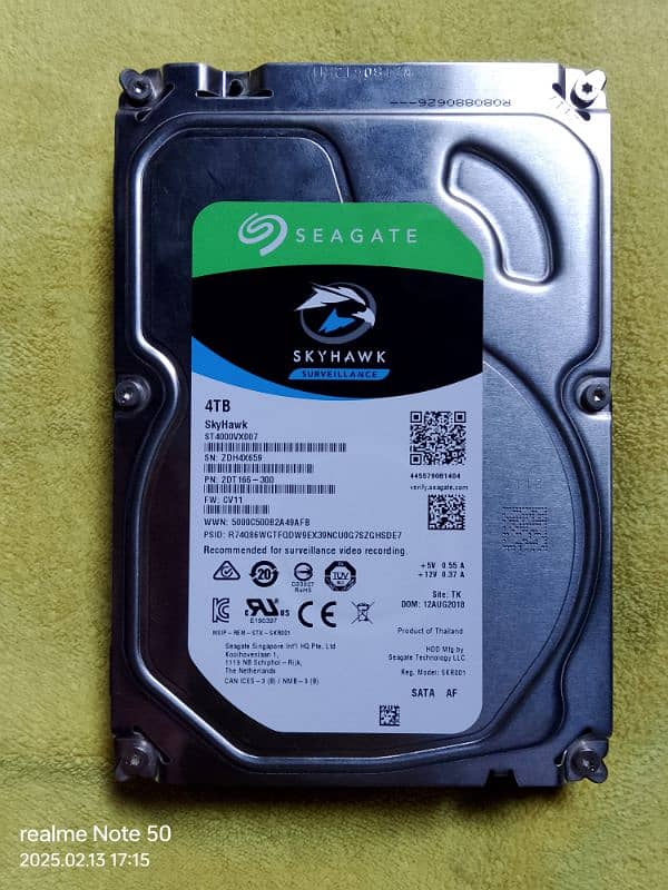 SEAGATE SKYHAWK 4TB HARD DRIVE "HDD Clearance Sale - Get Yours Now!" 8