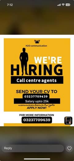 call center job