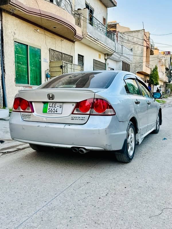 Honda Civic VTi Oriel Prosmatec 2008 Automatic Sunroof 4