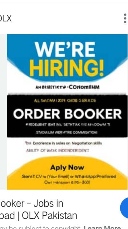 order taker required order booker 0