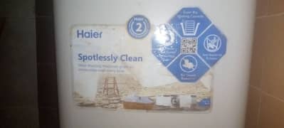 haier washing machine with excellent condition.