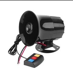 Horn Siren 12 Watt 3 Different Loud Sounds For Car And Motorcycles