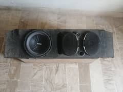 woofer speakers wooden box pati