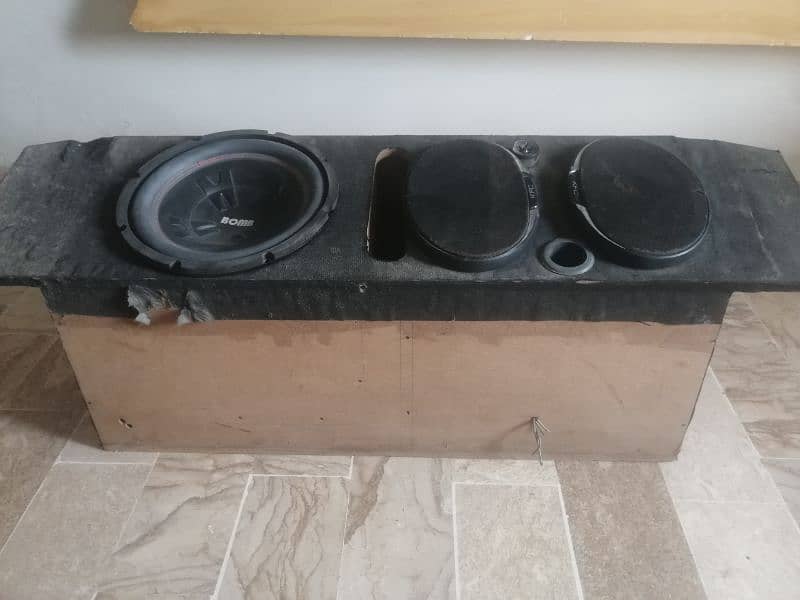 woofer speakers wooden box pati 1