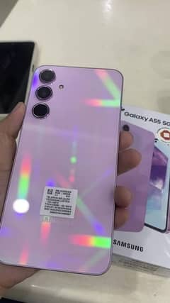 samsung A55 5 G 8Gb 256 Gb Lilac pink color