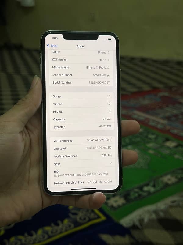 i phone 11 pro max non pta factory unlock 8