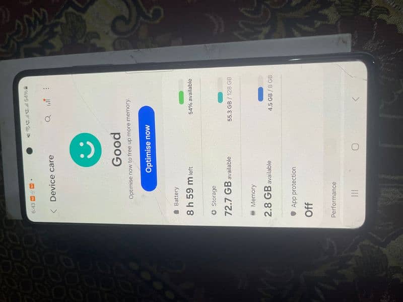 Samsung a72 all okay 5G 10/10 3