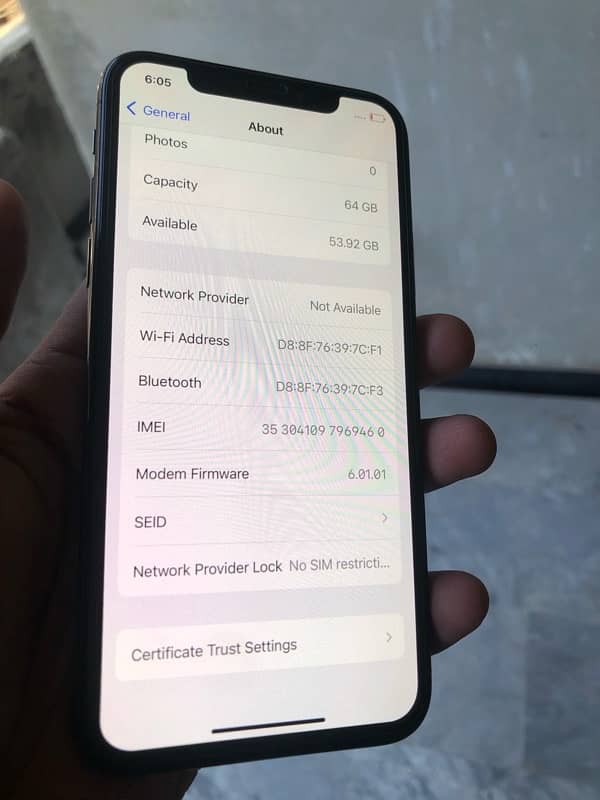 iPhone X 64 Gb Official PTA Approve 2