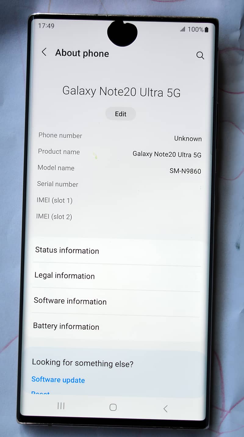 Samsung Galaxy Note 20 Ultra 5G 6