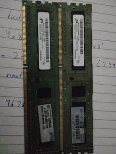 2gb ddr3 ramsticks pair