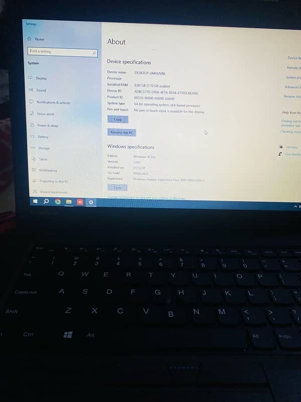 lenovo thinkpad i5 5th gen 10/10 condition 9