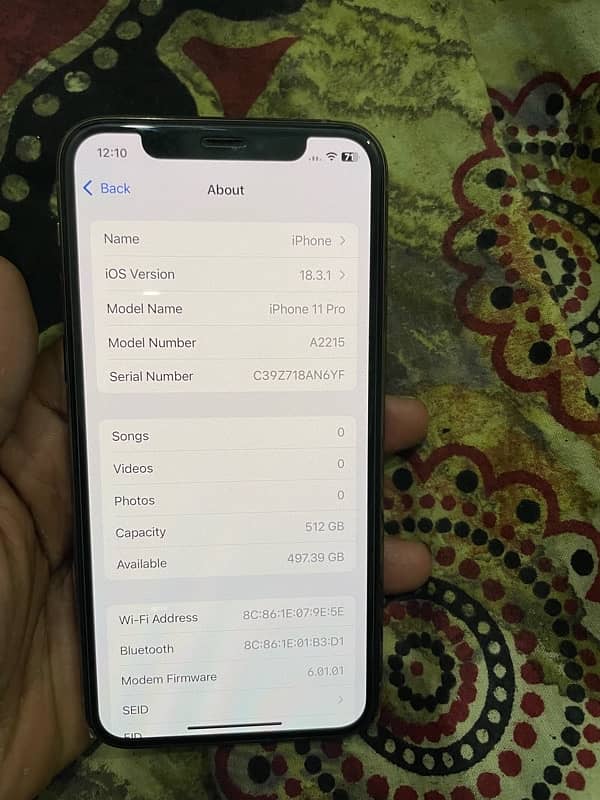 iphone 11 pro both approved 512gb 5