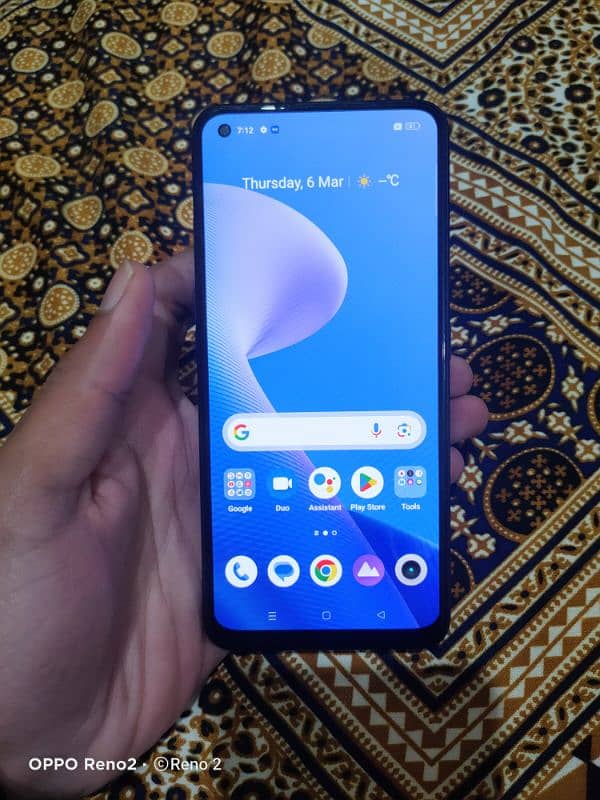 realme 7 pro 8/128 with box and 65 watt original dart charger 3