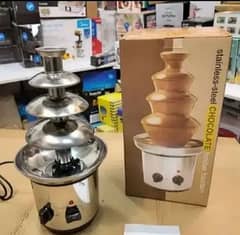 4 layers Electric Chocolate Fountain Chocolate Fondue Melt Machine