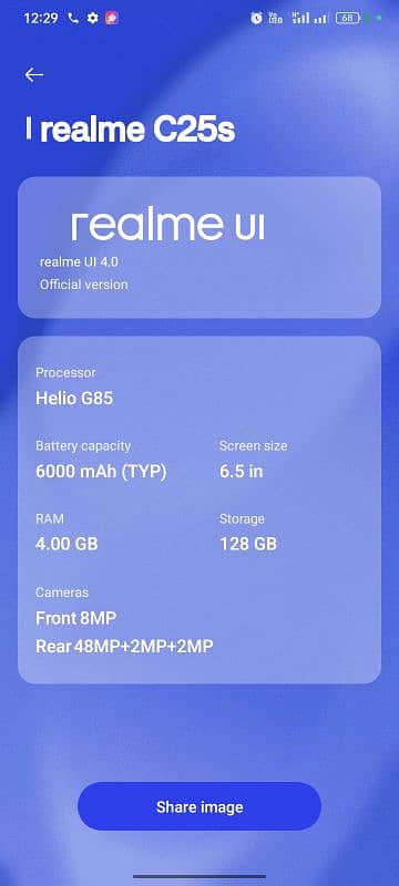 realme c25s 4gb128gb 6