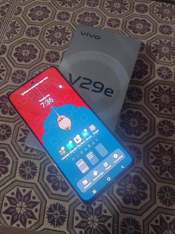 vivo v29e 5g full box set saf ha update k bad front camera nhe chal rh 0