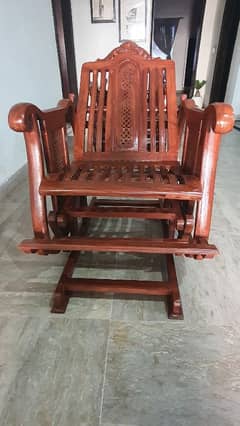 shesham wood rocking chair