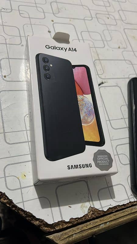 Samsung A14  Black Colour 4GB+128GB 0