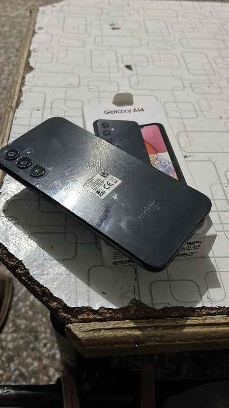 Samsung A14  Black Colour 4GB+128GB 1