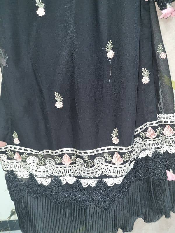 new black chiffon dress for sale 1