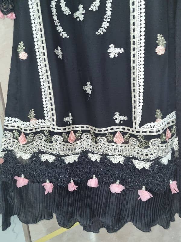 new black chiffon dress for sale 2