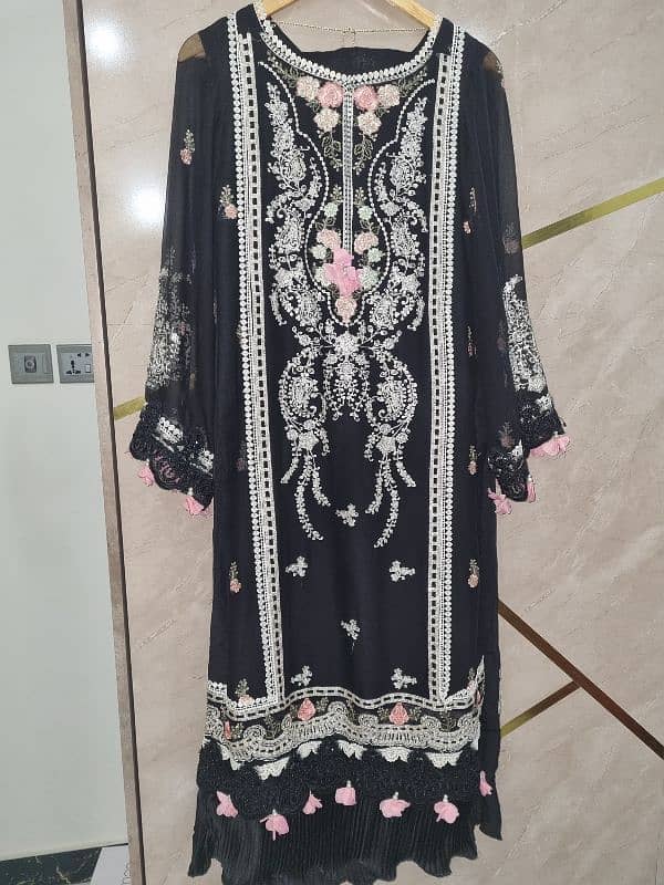 new black chiffon dress for sale 3