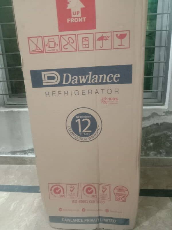 Dawlance chrome small size warranty card  and box 1