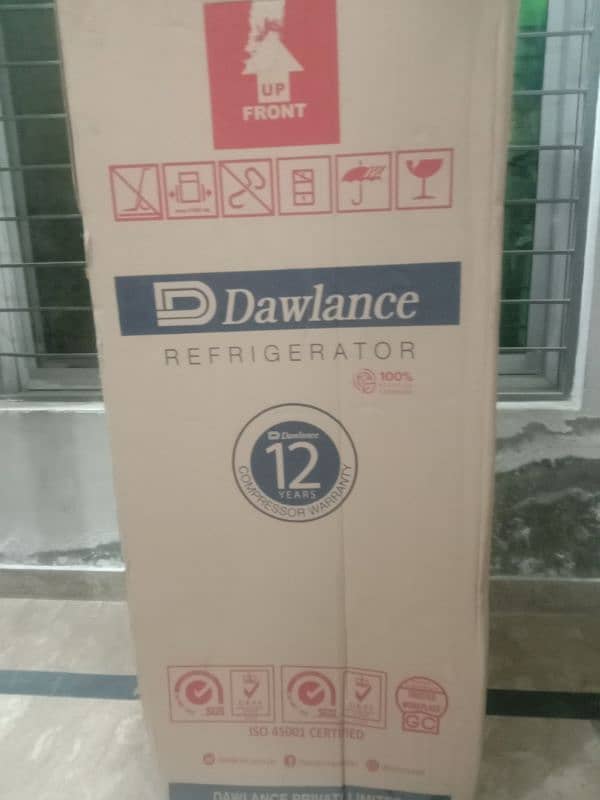 Dawlance chrome small size warranty card  and box 2