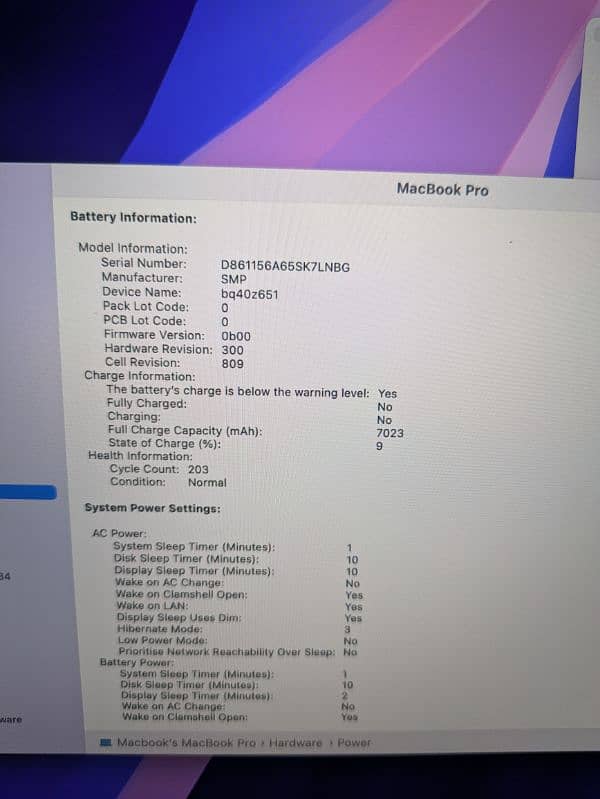 MacBook Pro 2019 16inc 5