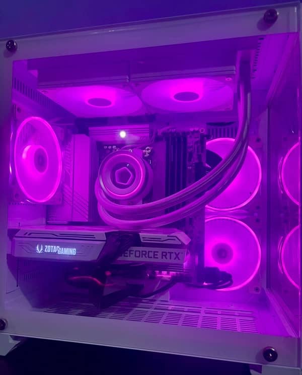 White Gaming Pc | Ryzen 7500F + RTX 3070 | Price Check & WTS 1