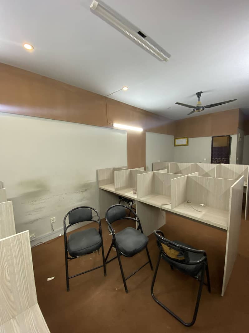 *FURNISHED OFFICE AVAILABLE FOR RENT* ( 24 CUBICAL'S ) JUST OPPOSITE TO Baitulmukkaram MASJID 2