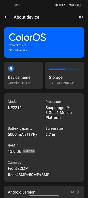 One Plus 10 Pro 1