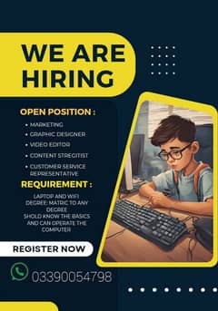 online job for male,female and students