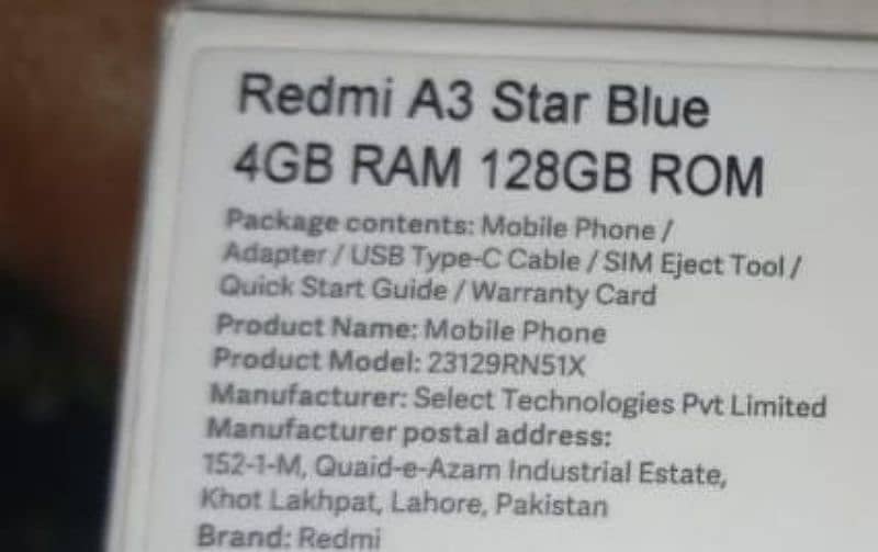 Redmi A3 3