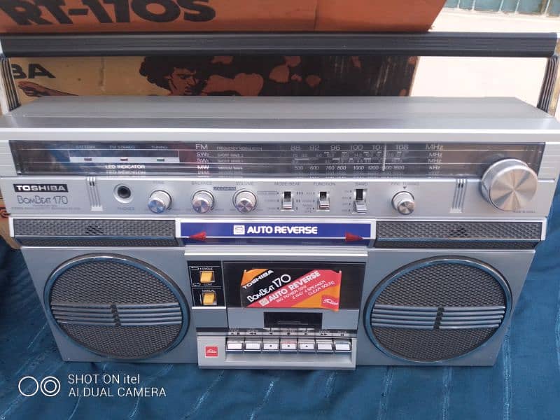 vintage Toshiba tape recorder 0