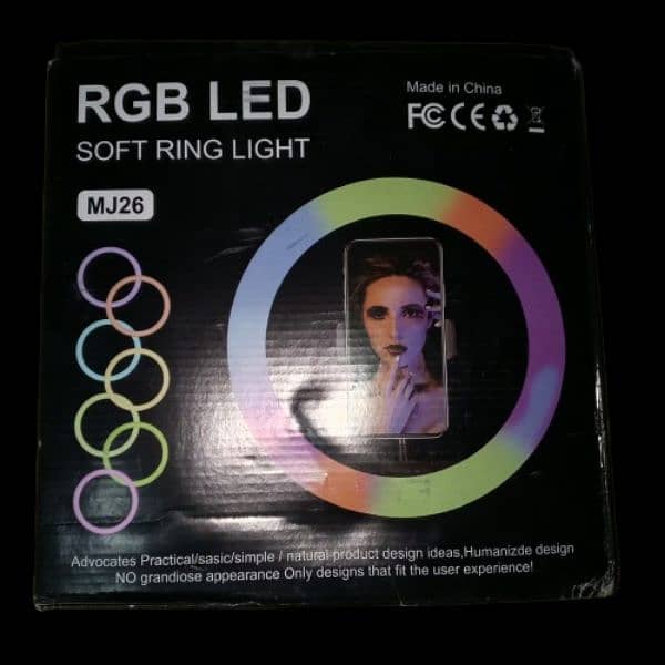 RGB RING LIGHT ALMOST NEW 0