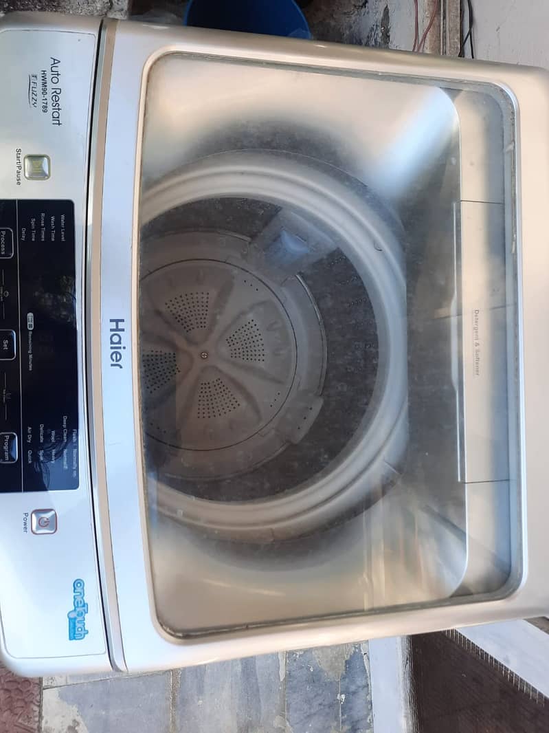 Haier one touch solution fully automatic washing machine 2