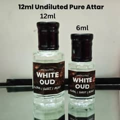 White Oud Attar Original 12ml | Long Lasting White Oud Pure Attar