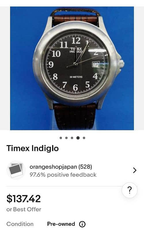 Timex indeglo 6