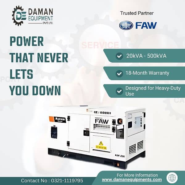 industrial Diesel Generator 37 KVA 0