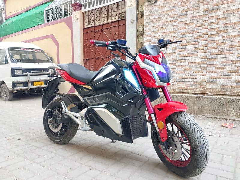 jms 3500 monster sports bike electric 3