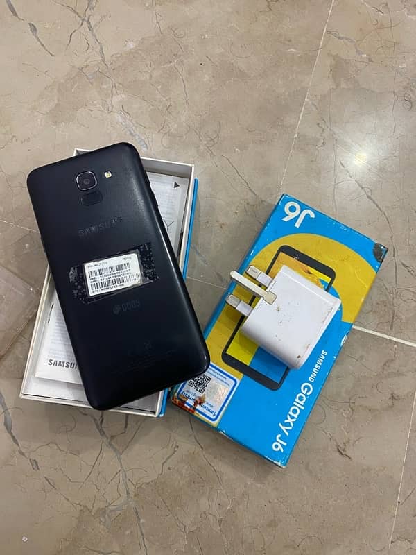 samsung j6 complete box 2