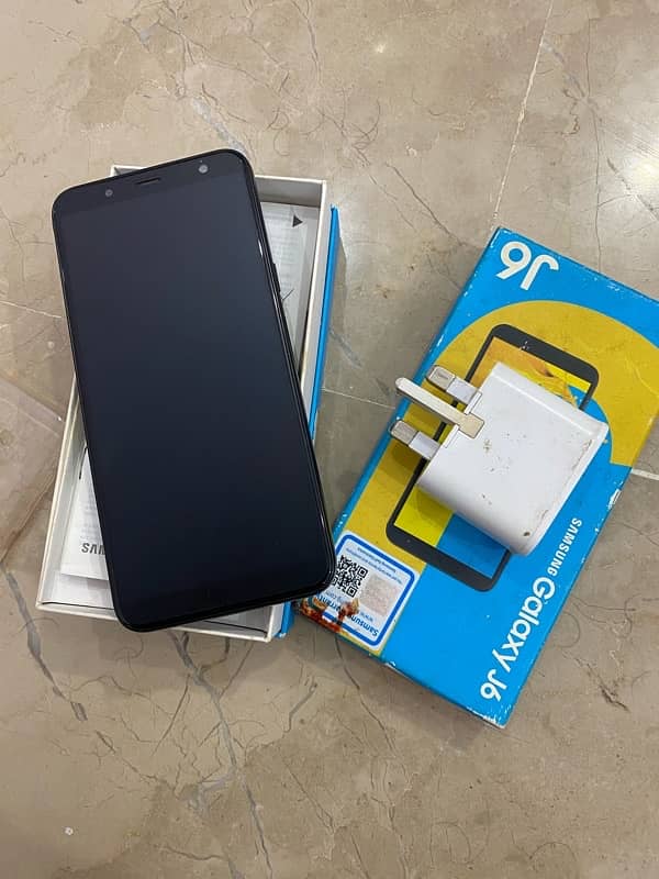 samsung j6 complete box 3